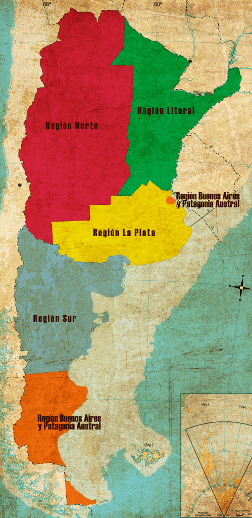 Regiones y zonas – Exploradores Argentinos de Don Bosco